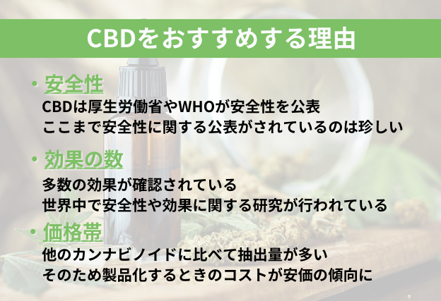 THCPOの代わりとなるカンナビノイド(CBD)　安全性や効果、価格帯からTHCPOよりもCBDの方がおすすめです